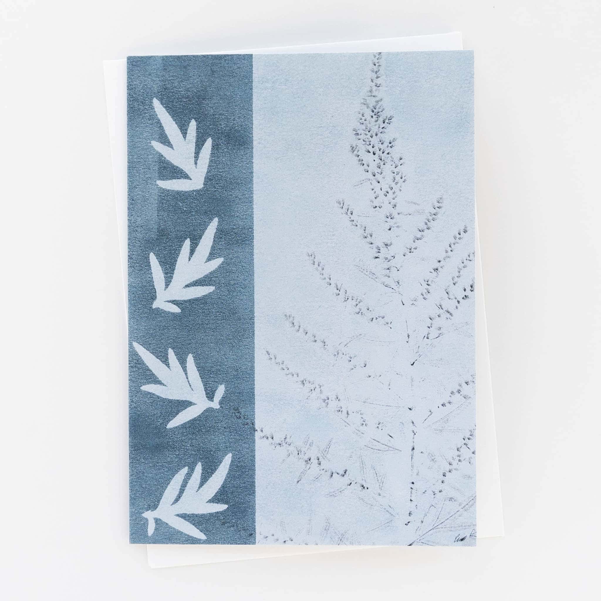 Fern Print Card