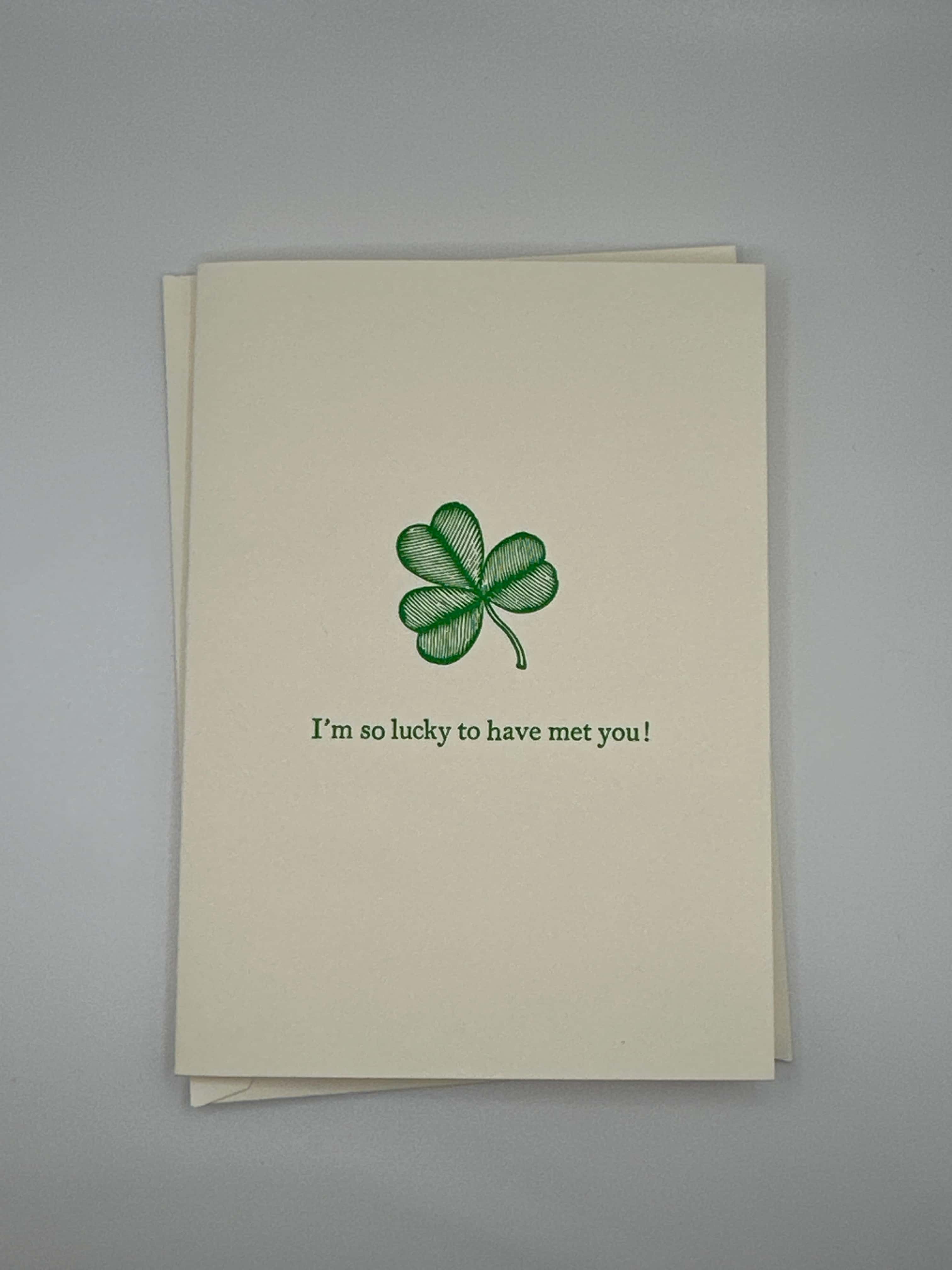 I'm so lucky to have you!