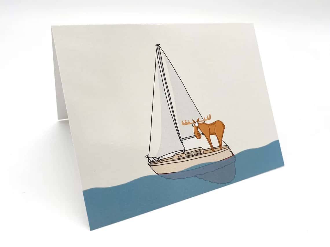 Sail Boat Moose